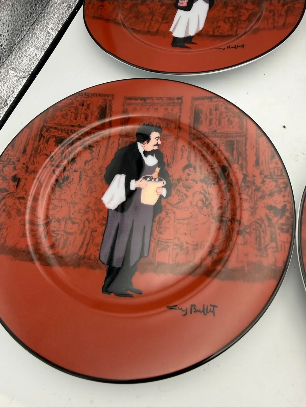 Guy Buffet Les Garçons salad Plates - Set of 4